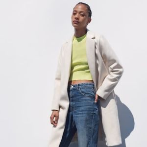 Zara lapel coat